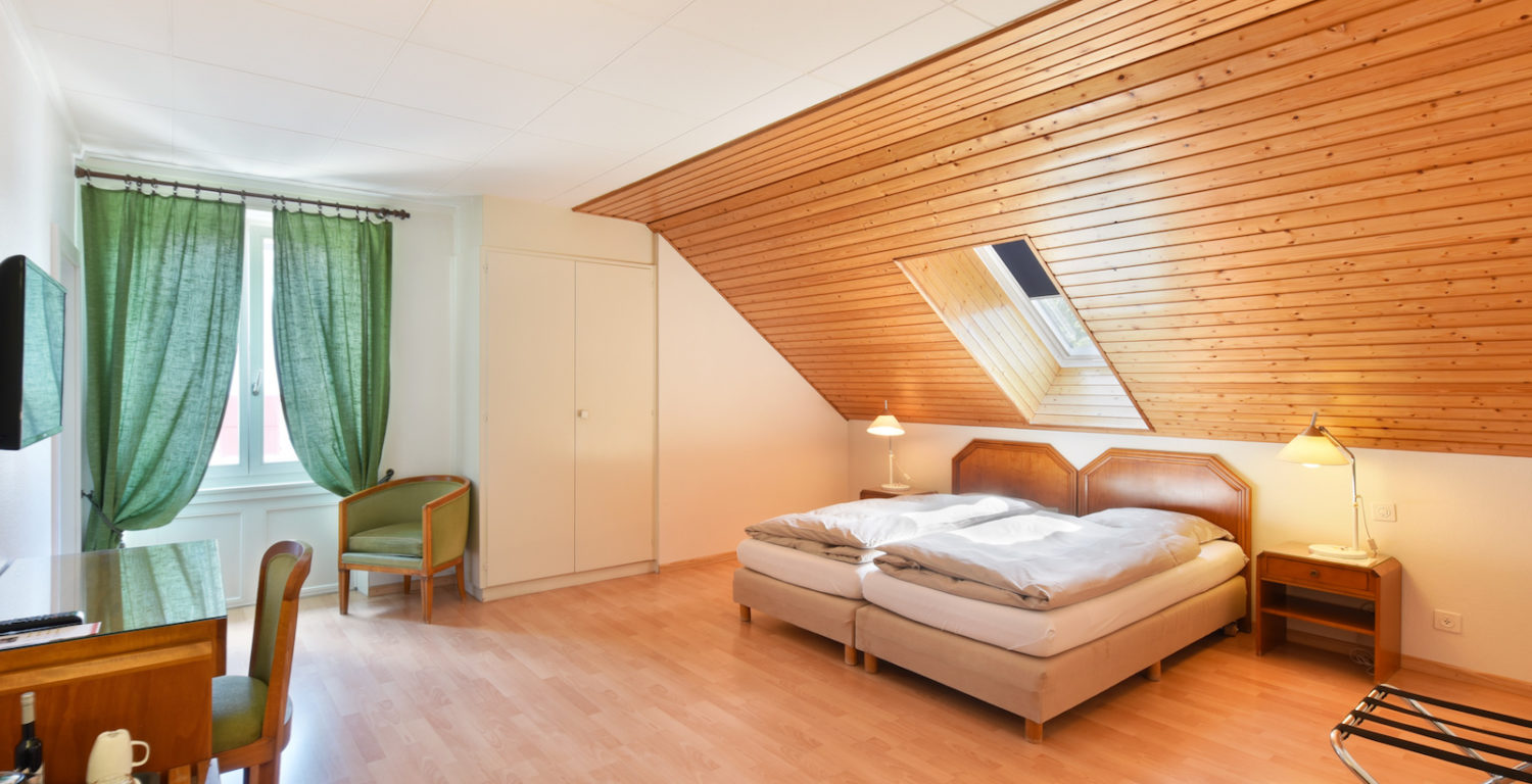 Chambre double avec lits jumeaux