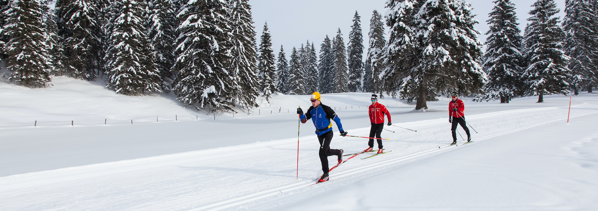  Ski de fond dans les Montagnes neuchâteloises / ©Tourisme neuchâtelois - Guillaume Perret